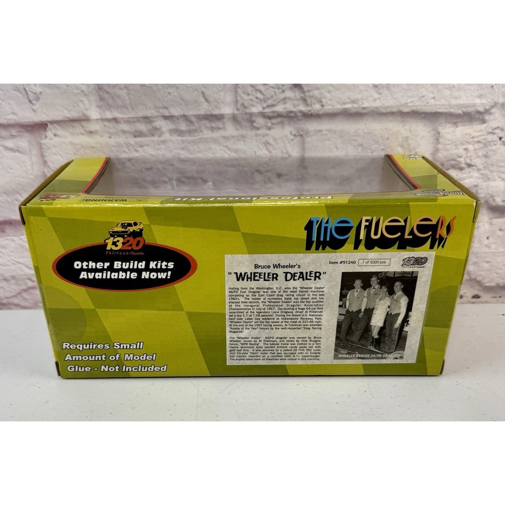 1:24 The Fuelers 1320 Diecast Bruce Wheeler "Wheeler Dealer" Top Fuel Dragster - Picture 3 of 4
